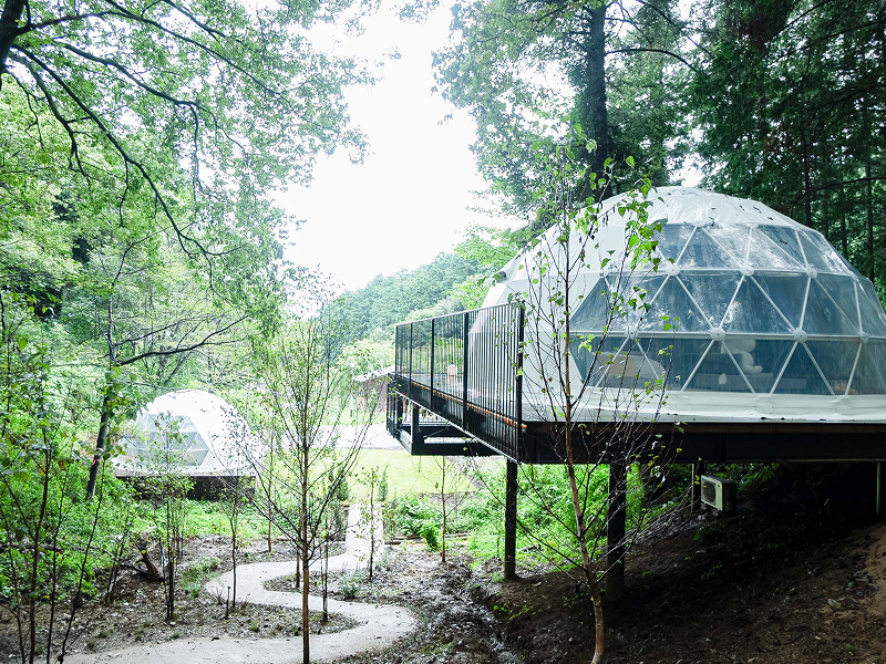 空中グランピングドーム