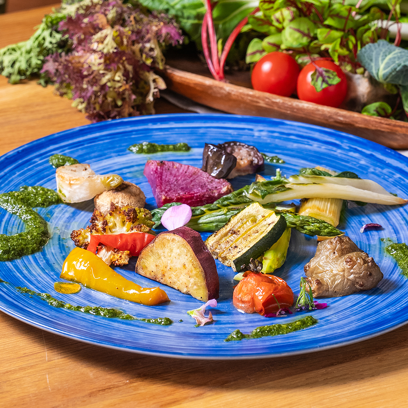 埼玉県産ヨーロッパ野菜の季節の焼き野菜盛り合わせ