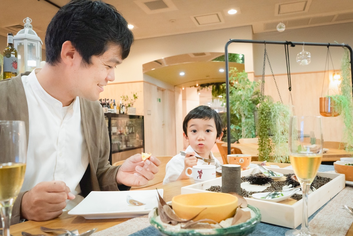 ご家族でもコース料理をお楽しみいただけます