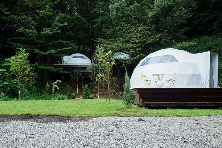 空中グランピングドーム