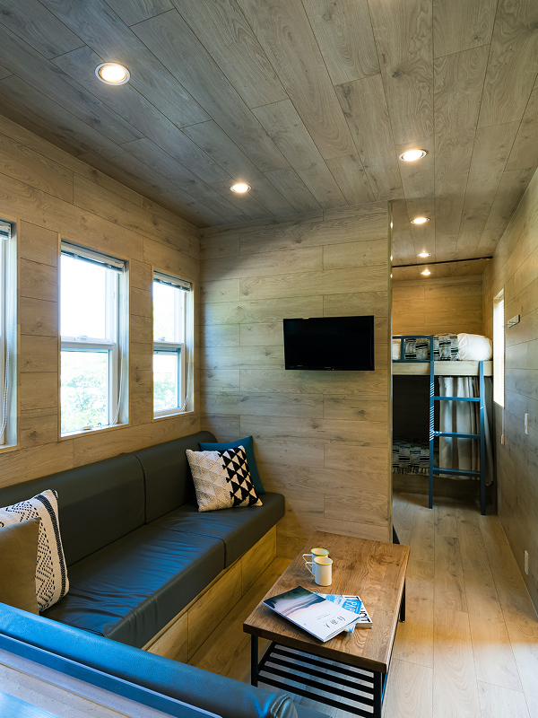 そのまま宿泊可能