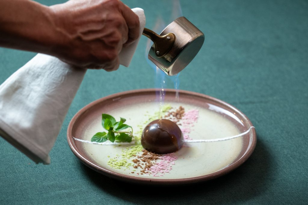 ホワイトチョコレートのムース