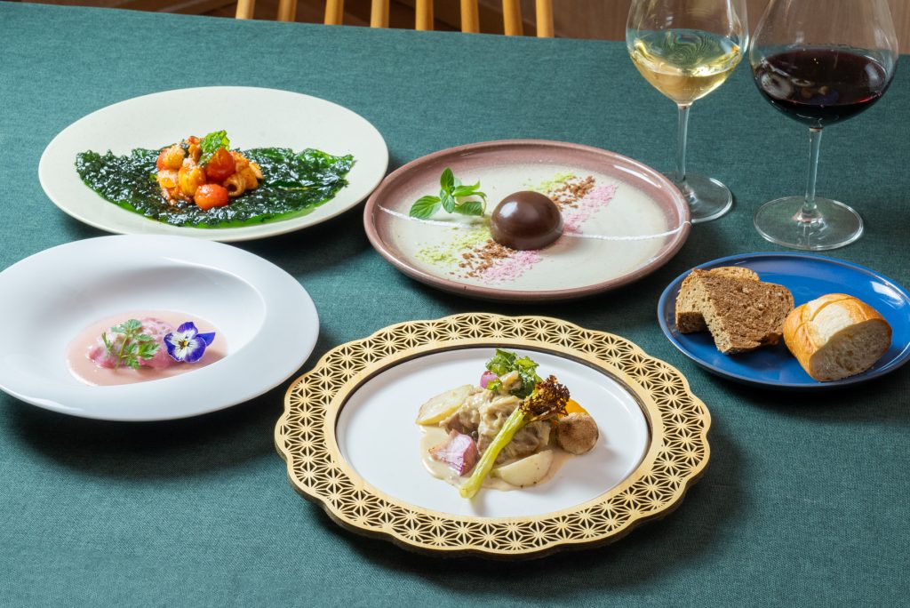 里山ガストロノミー冬季限定ディナーコース