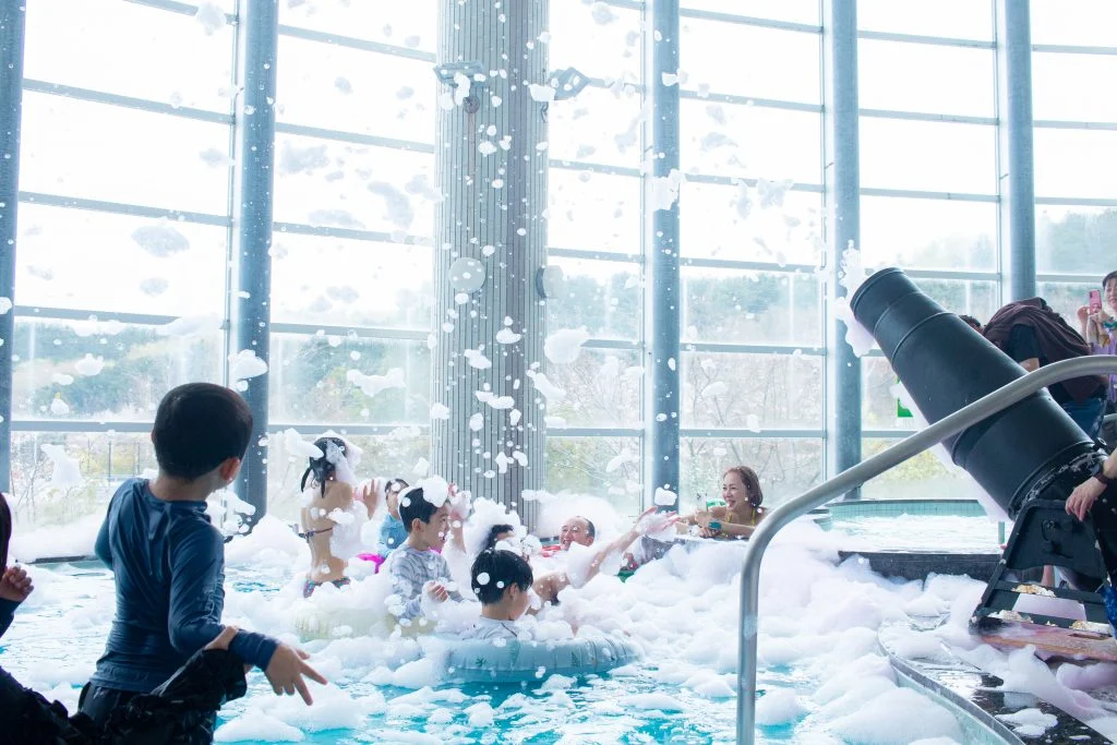 「泡バズーカー」が夏仕様に