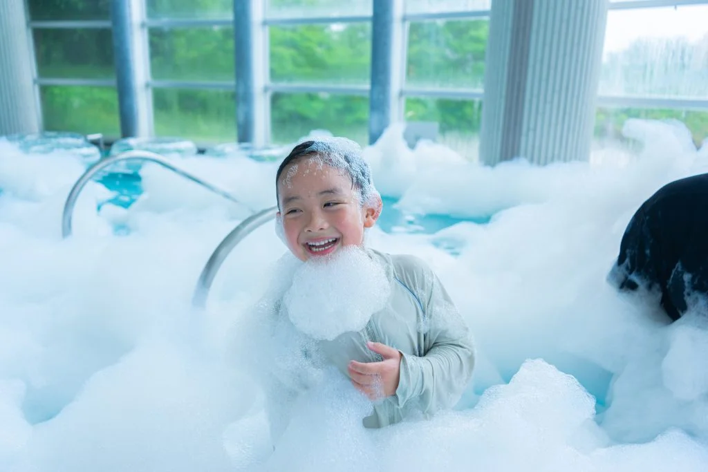 「泡バズーカー」が夏仕様に